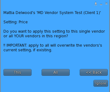 multiple setup menu