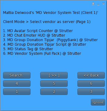 Vendor as Server - Vendor Selection