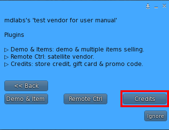 Owner Menu – Plugin sub menu