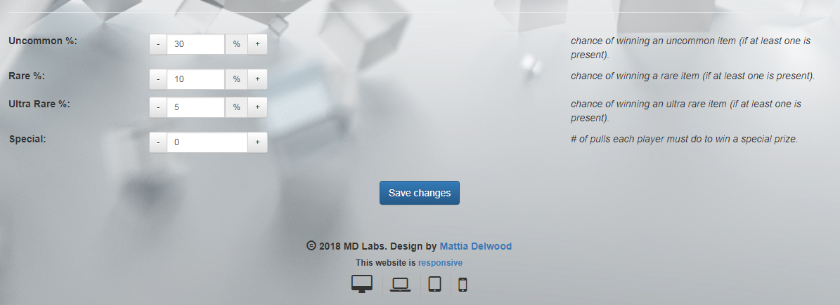 MD Gacha Machine – User Manual | MD Labs