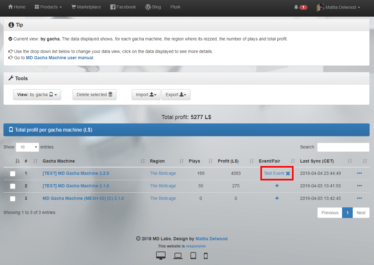 MD Gacha Machine User Manual MD Labs