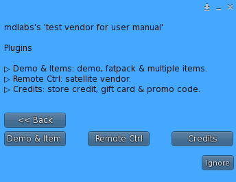 Owner Menu – Plugin sub menu