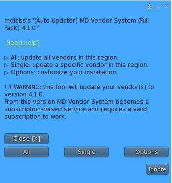 MD Vendor System Auto Updater – Owner Menu