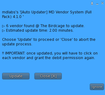 MD Vendor System Auto Updater – Update ‘All’ recap