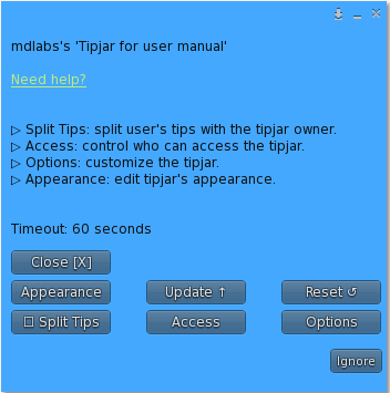 MD Tipjar - Owner Menu