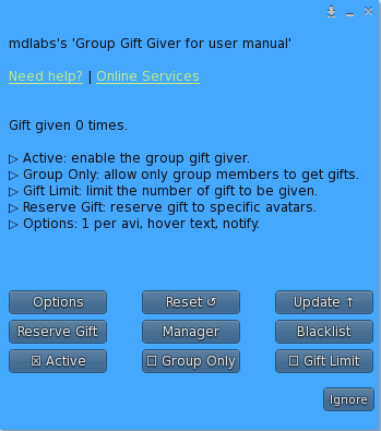 MD Group Gift Giver Script - Owner Menu