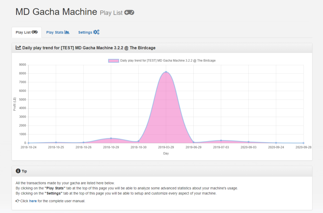 MD Gacha Machine – User Manual – MD Labs