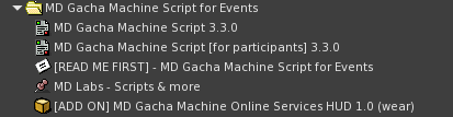 MD Gacha Machine Script For Event - Pack's content