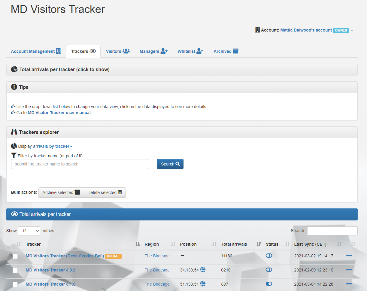 User Manuals MD Labs