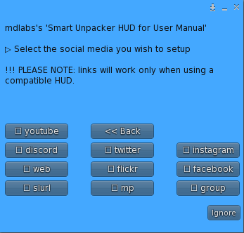 MD Smart Unpacker Script - Links sub-menu